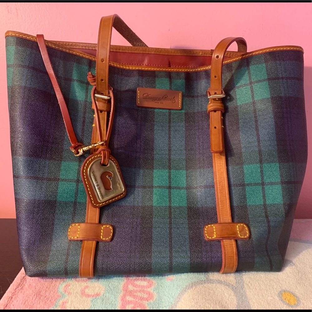 Vintage Dooney & Bourke Tartan Plaid Purse